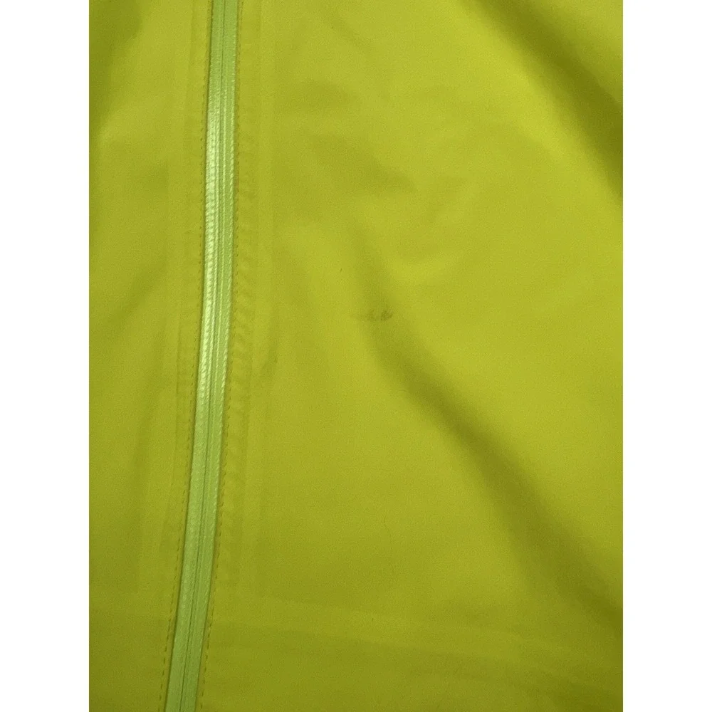 Rapha Commuter Cycling Jacket Yellow Hooded Waterproof Hi Vis Rain Mens - Med